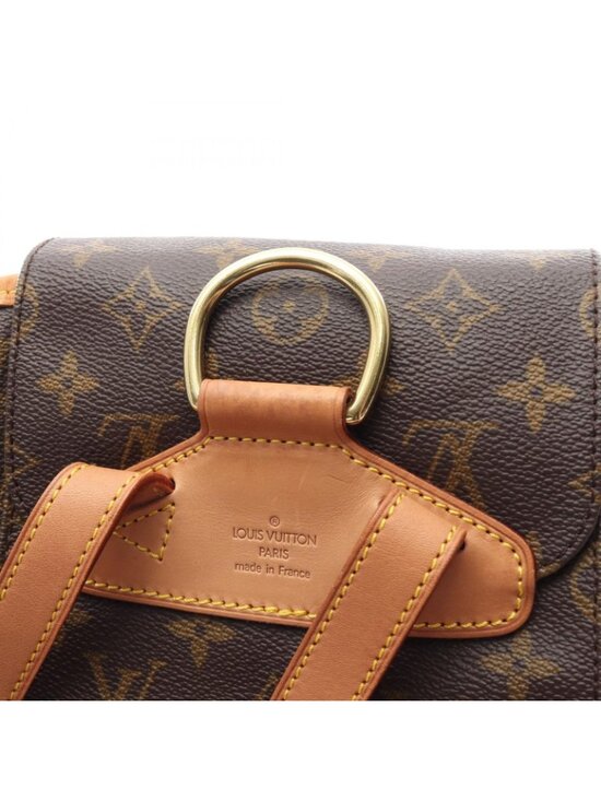 Louis Vuitton Backpack Montsouris Canvas Leather main image 9